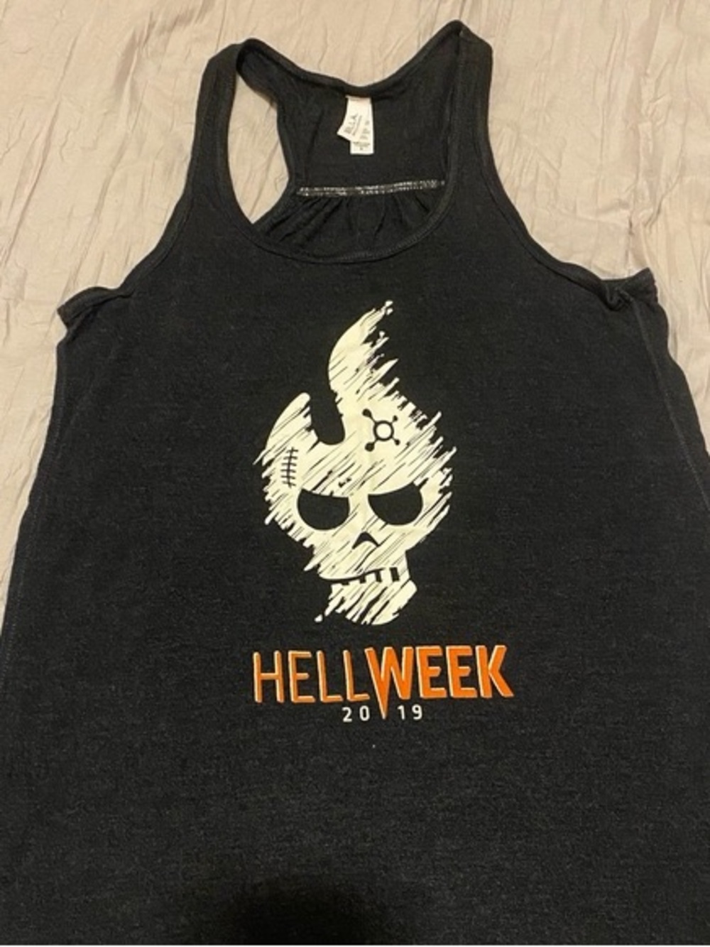 Black "HellWeek 2019" Graphic Tank Top